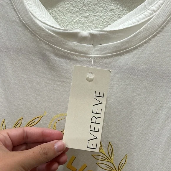 NWT Spiritual Gangster Jade Muscle Tank Top Be The Light Radiate Love White S - Picture 5 of 9